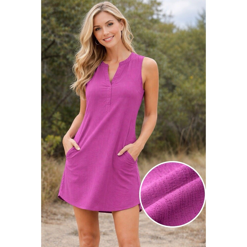 Title Nine Speed Racer Tunic Dress – XL Pink Nimblene Wicking + UPF 50